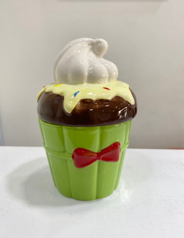 Ceramic Ice Cream Jar